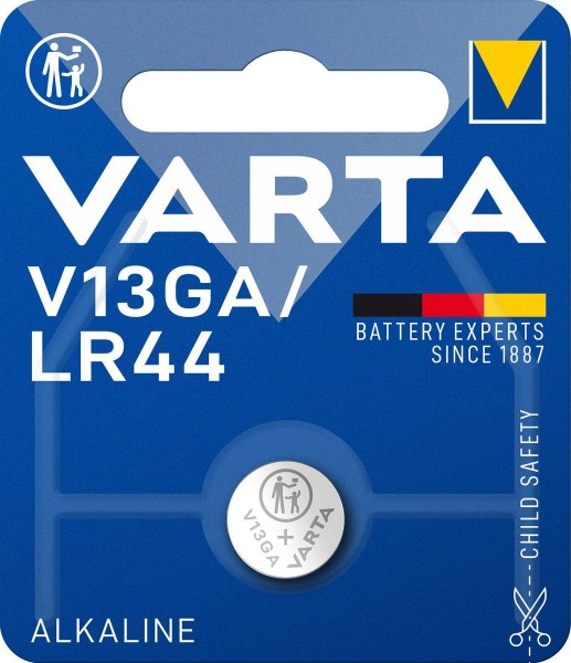 Varta Knopfzelle V13GA LR44 1,5V (1er Blister)