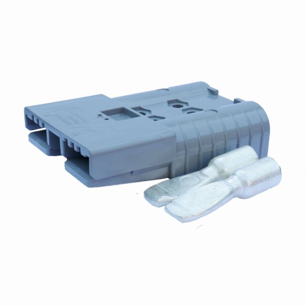 Anderson flat plug SBE 320A grey, plug incl. 2 main contacts, 36V, 50mm², 2 pcs.