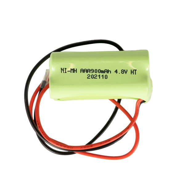 Akku Pack 4,8V 900mAh für Notbeleuchtung D-Reihe NiMH F2x2 4xAAA Kabel