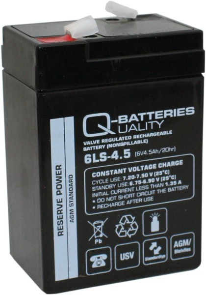 Replacement battery AGM Battery for children’s vehicle Children’s motorbike 6V 4,5 Ah