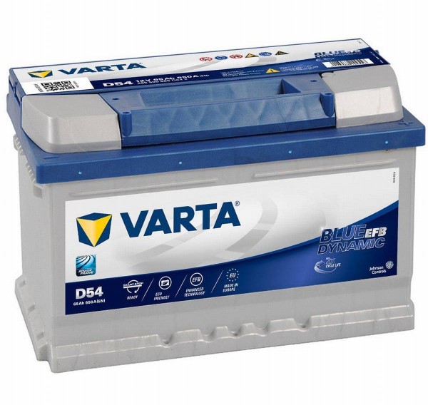 Varta Start-Stop Blue Dynamic EFB 565 500 065 D54 12V 65Ah 650A/EN Starter battery