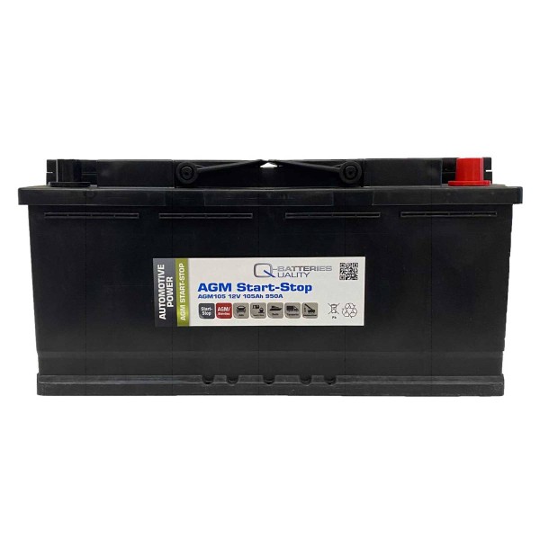 Q-Batteries Start-Stop car battery AGM105 12V 105 Ah 950A
