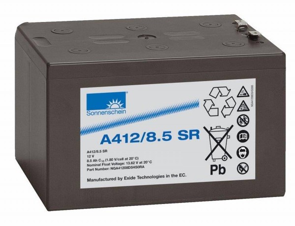Exide Sonnenschein A412/8,5 SR 12V 8,5Ah dryfit lead-gel battery VRLA