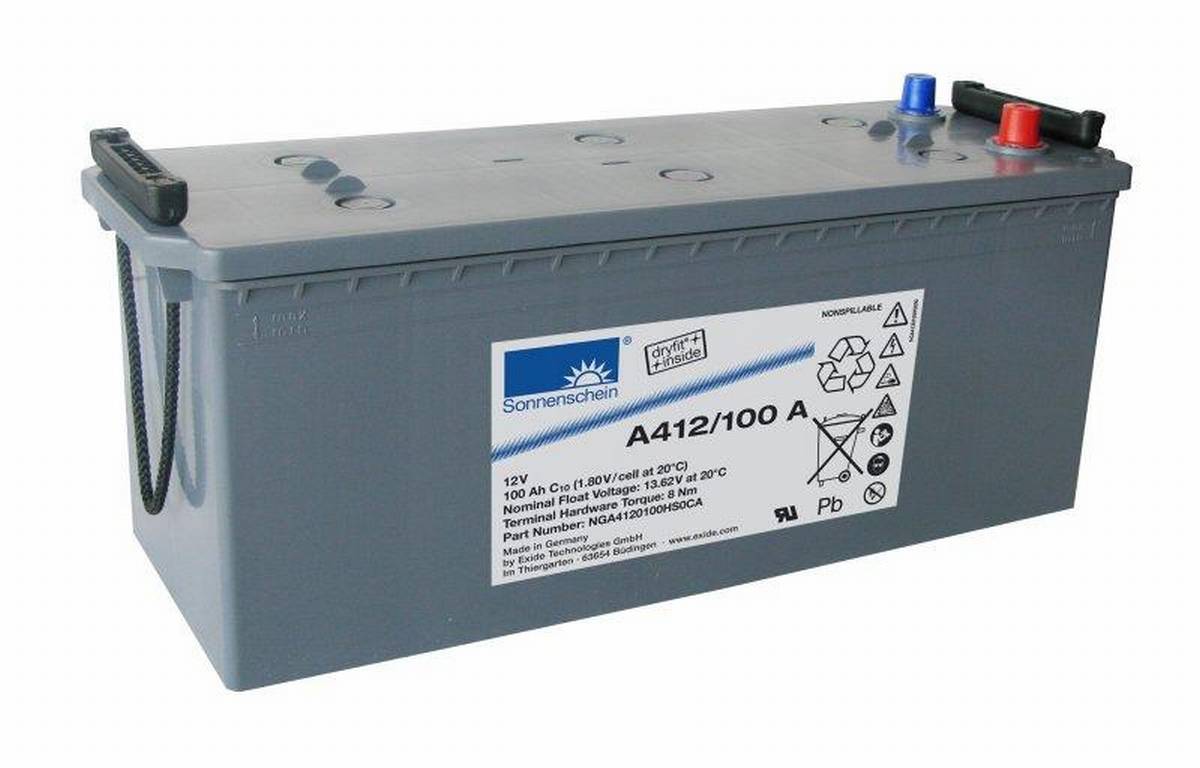 Exide Sonnenschein A412/100 A 12V 100Ah dryfit lead-gel battery