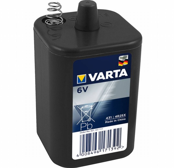 Varta Professional 431 4R25X 6V block battery 8,5Ah zinc-carbon (bulk)