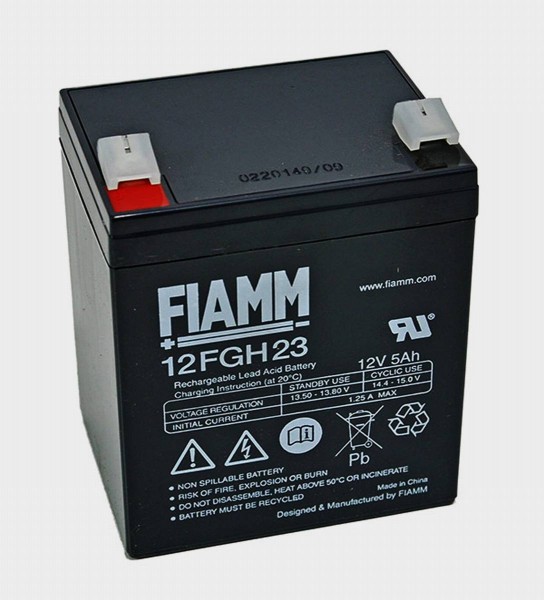 Fiamm 12FGH23 12V 5Ah lead fleece battery / lead rechargeable battery FGH20502