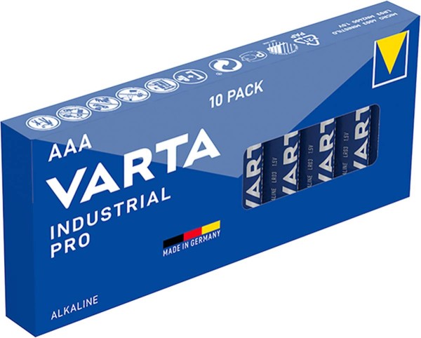 Varta Industrial Pro Micro AAA Battery 4003 10 pcs. (tray)