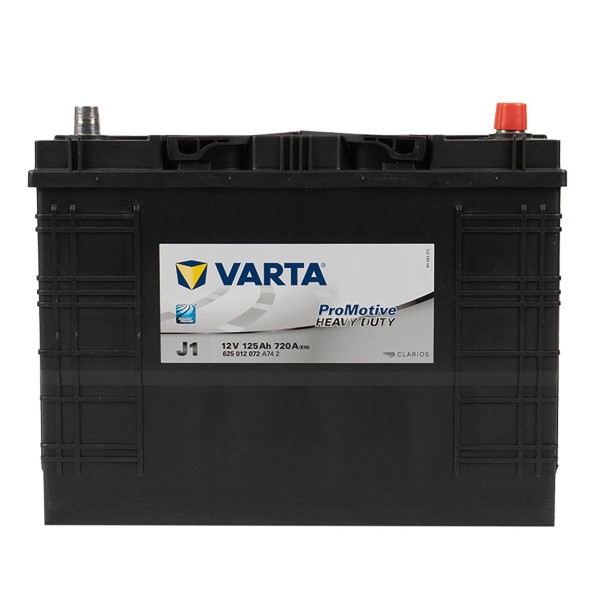 VARTA J1 Promotive Heavy Duty 12V 125 Ah 720A Truck Battery 625 012 072