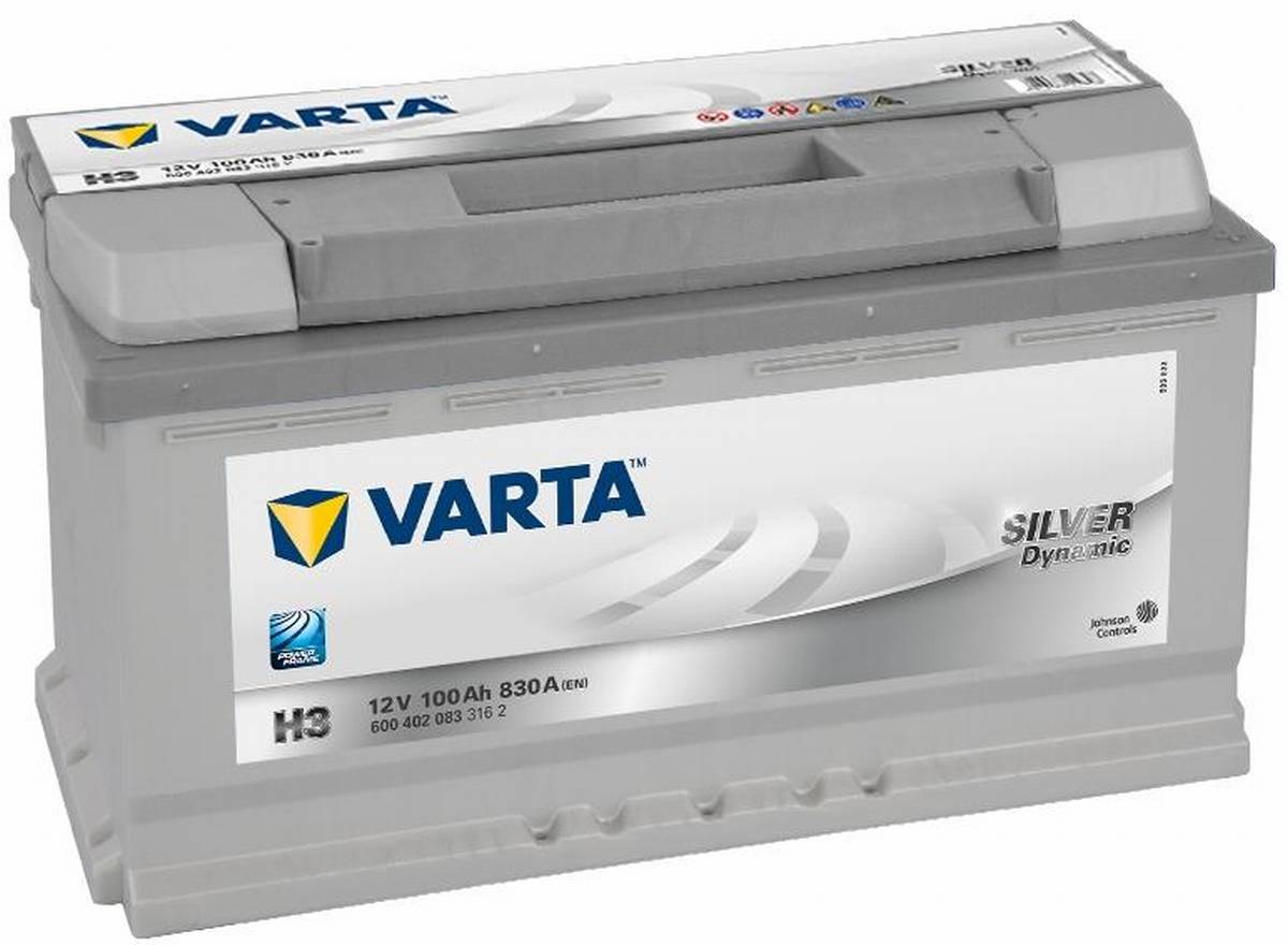 VARTA Silver Dynamic 12V 100Ah Autobatterie