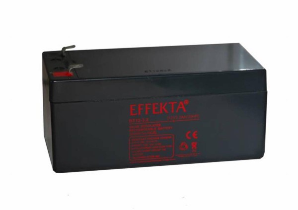 Effekta BT 12-3,2 12V 3,2Ah lead acid battery / lead fleece battery AGM VRLA